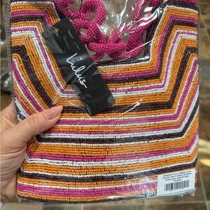 Lulu's Multicolor Beaded Women's Bag